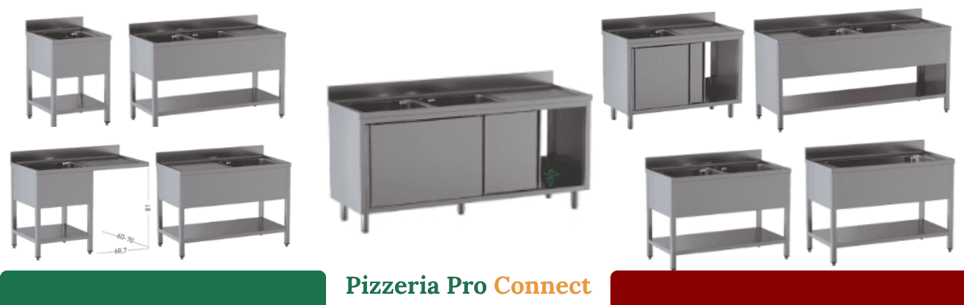 Plonge inox professionnelle